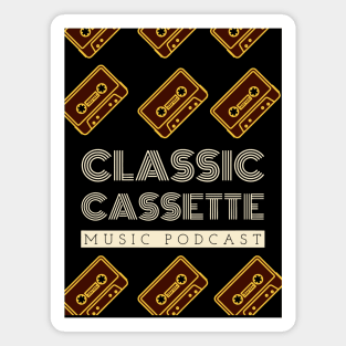 Classic Cassete Music Podcast Magnet